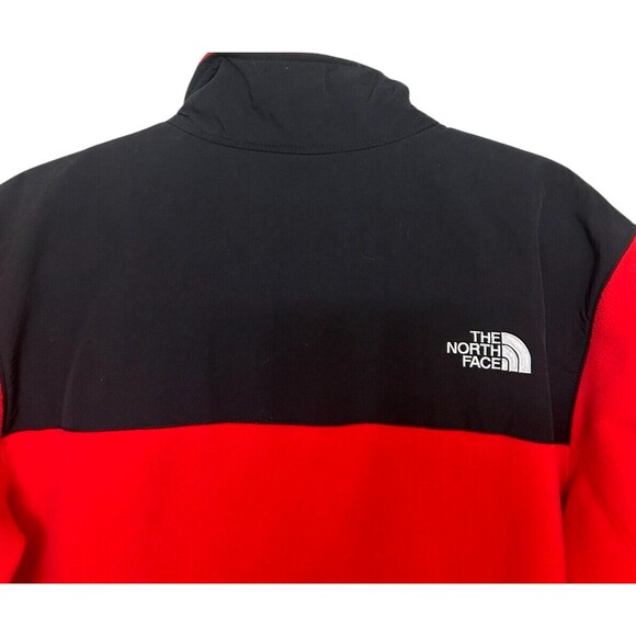 The North Face 200 Tundra Men's Red Black Pullover 1/2 Zip Fleece Jacket Sz L - Picture 5 of 7